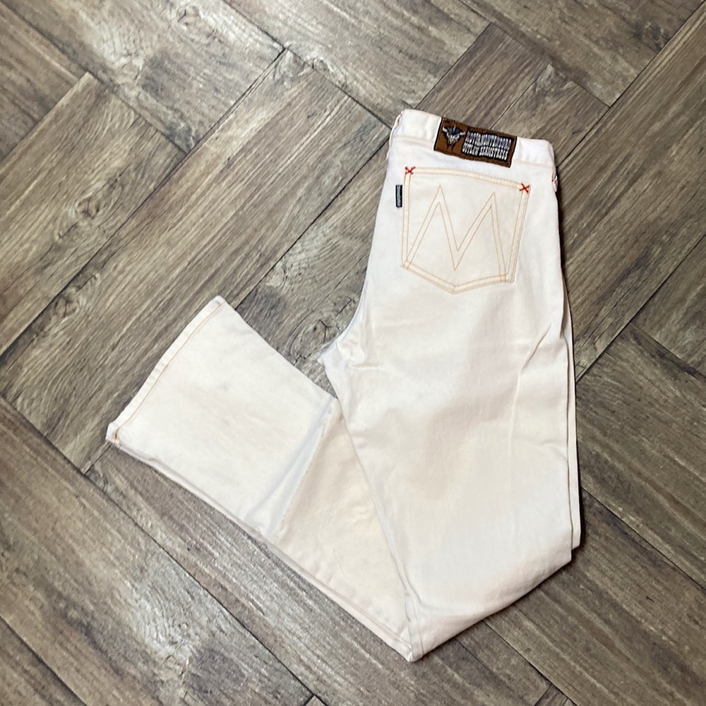 Women’s Hybrid Stretch Cream Jeans by Very Bad Horse